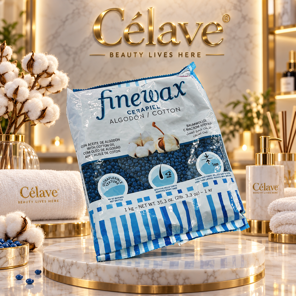 fine wax حبيبات واكس
