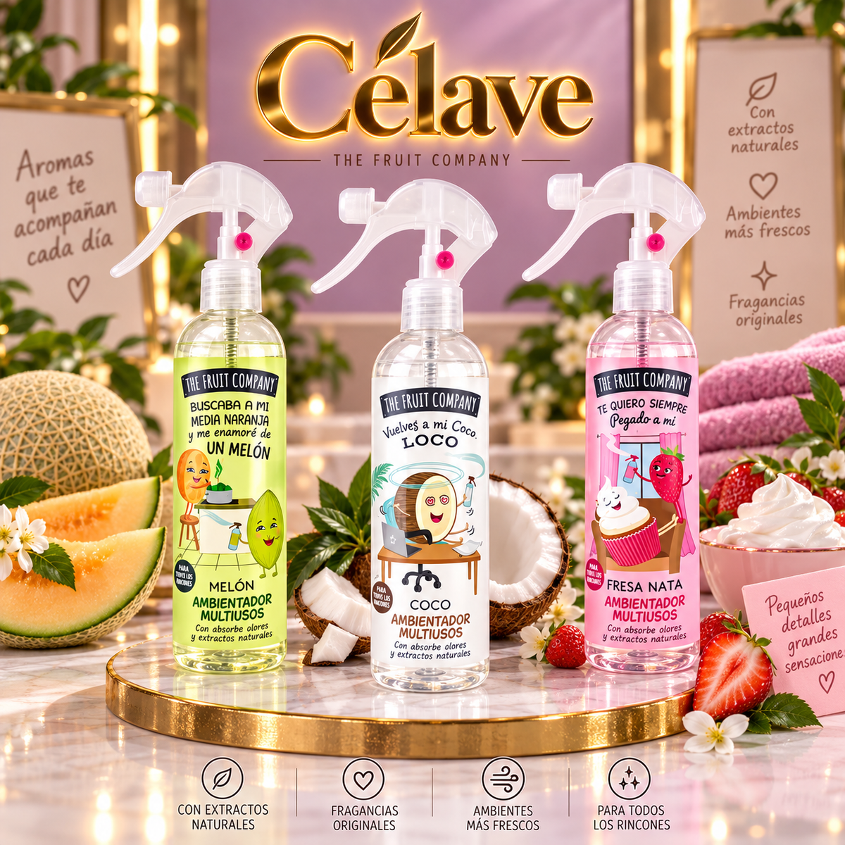 The fruit company معطر الجو متعدد الاستعمالات من