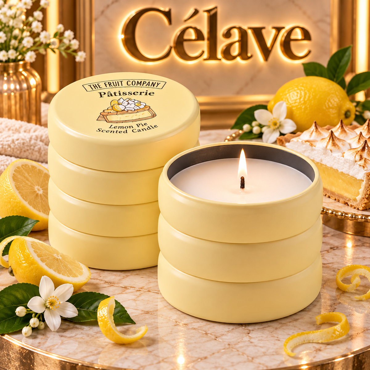 The fruit companyشمع معطر من