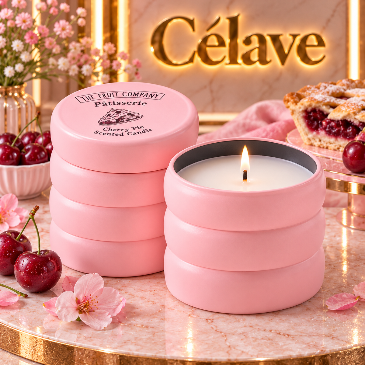 The fruit companyشمع معطر من