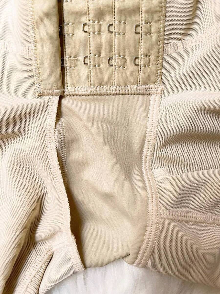 1 قطعة بدلة نسائية مع 7 عظام فولاذية قابلة للتعديل، مشكلة الخصر، رافعة للأرداف، ضاغطة بقوة على الجسم