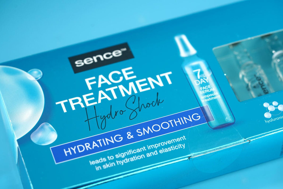 Sence Treatment Hydro Shockتوفر أمبولات الوجه