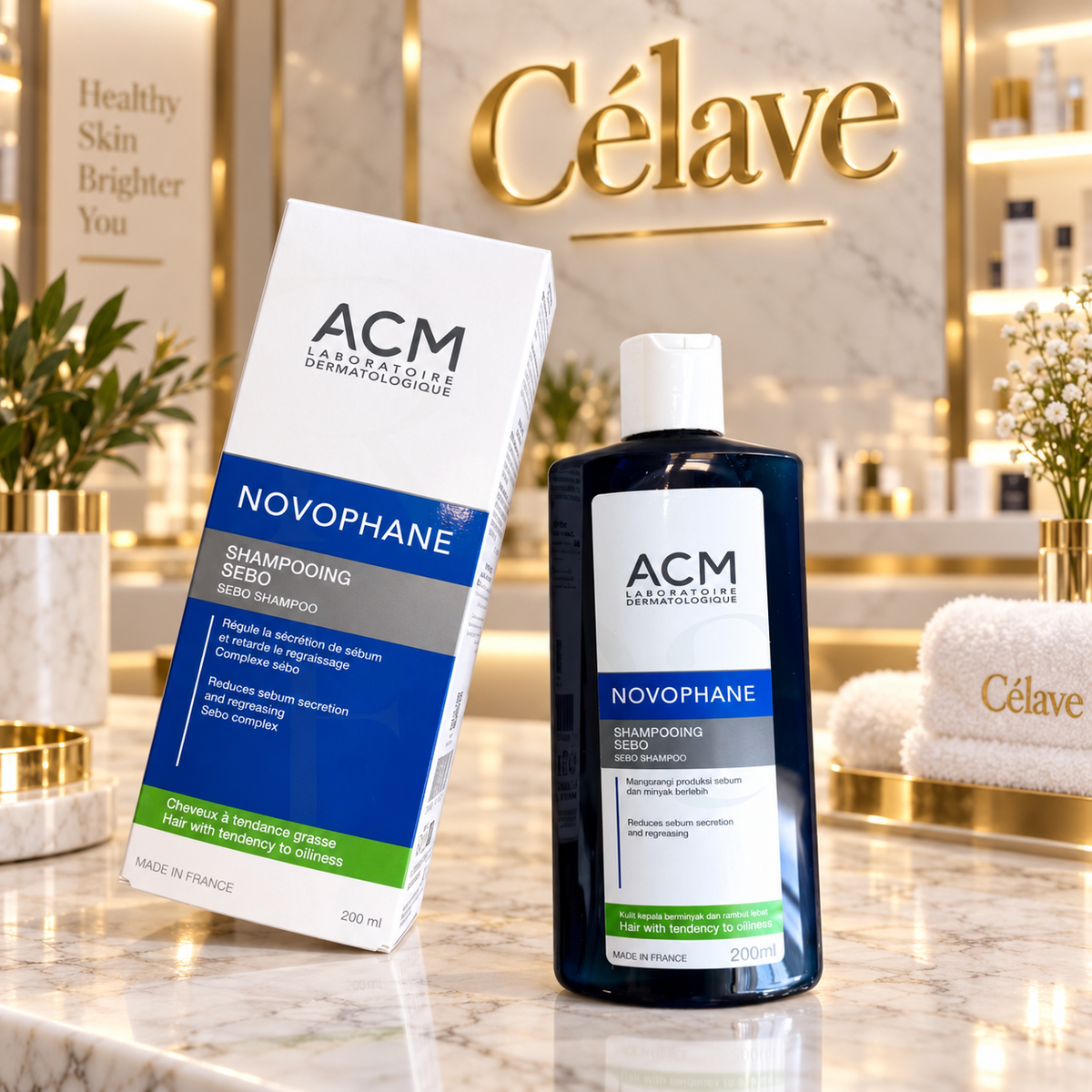 ACM Laboratoire Novophane Sebo-Regulating Shampoo