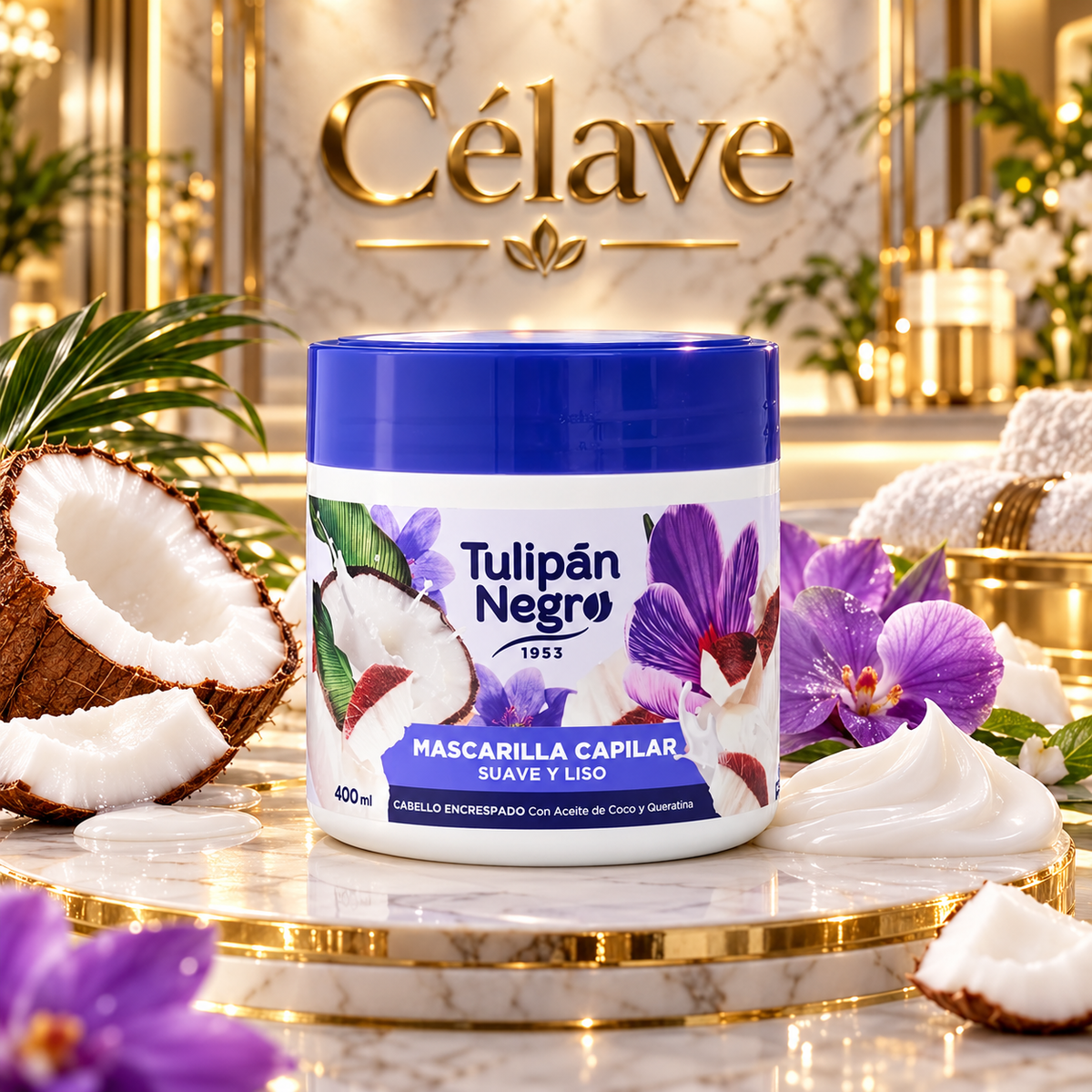 ماسك الشعر من شركة توليبان الاسبانية