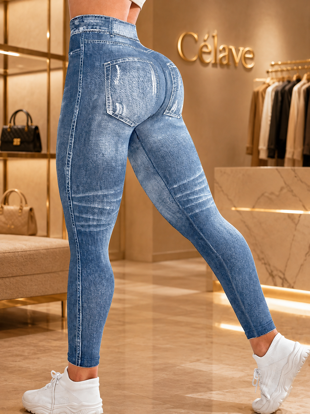 بنطلون رياضي طويل للنساء من بتصميم عصري مثير
