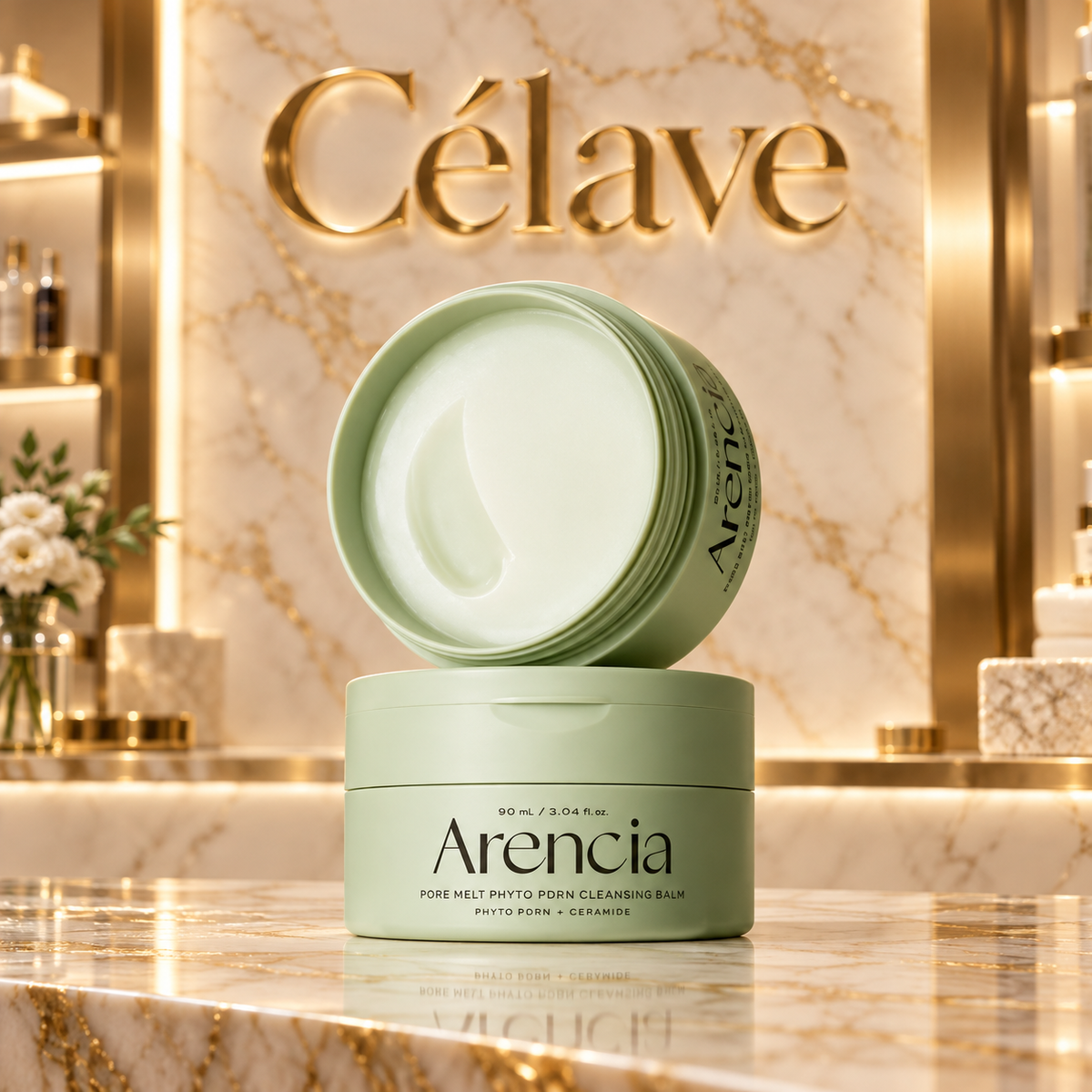 بلسم تنظيف المسام وتذويب الدهون Arencia Pore Melt Phyto PDRN Cleansing Balm