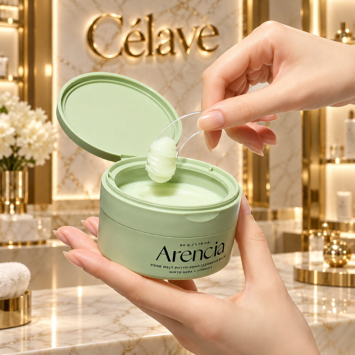 بلسم تنظيف المسام وتذويب الدهون Arencia Pore Melt Phyto PDRN Cleansing Balm