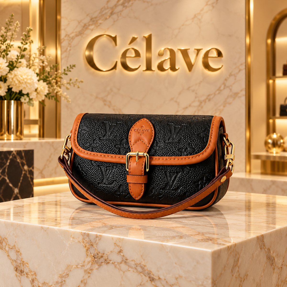 LV حقيبة ماستر كوبي مع بوكس وأوراق كفالة