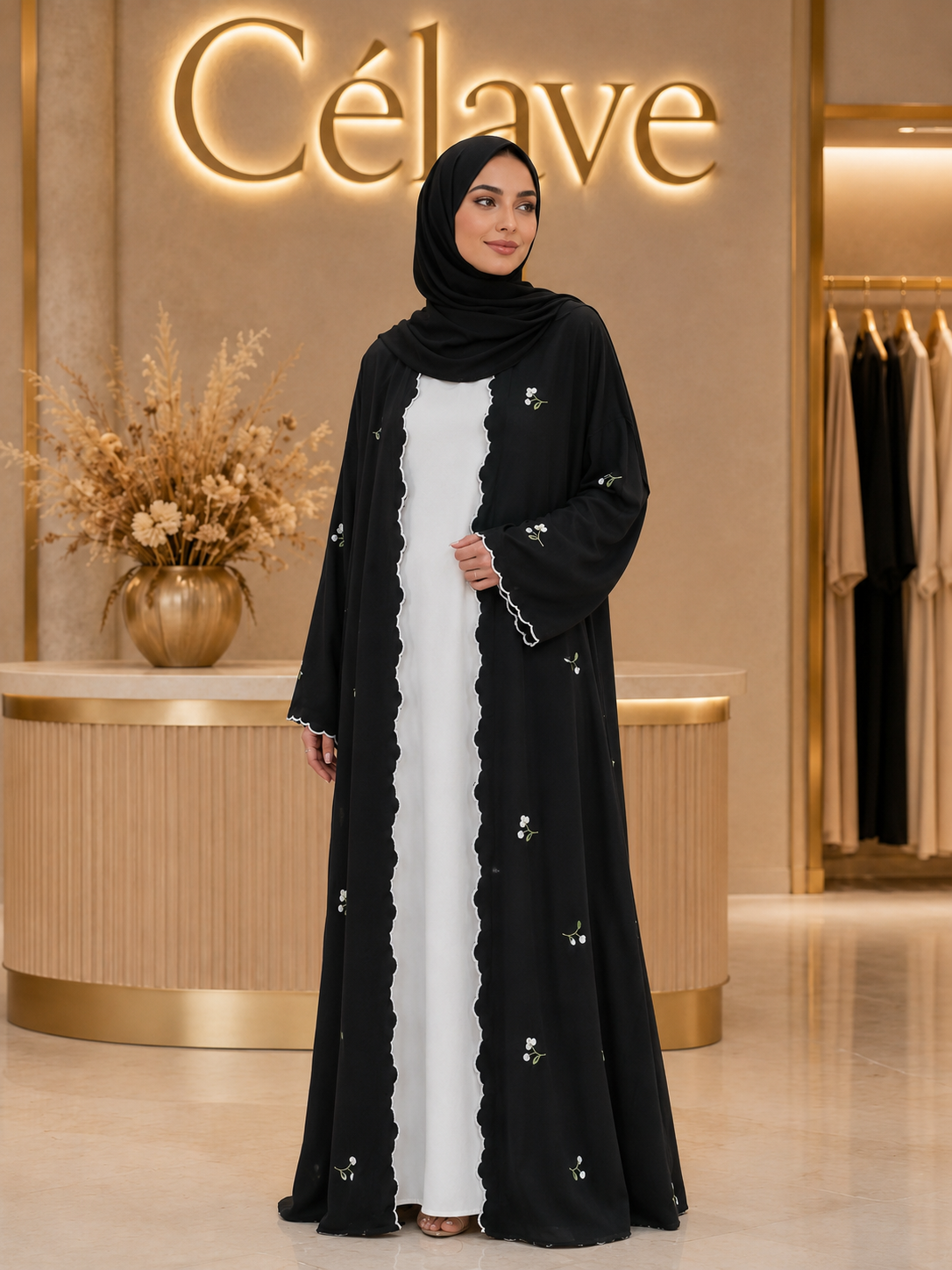 عباية إسلامية للعيد للنساء فساتين كارديجان مطرزة عبايات رمضان المغرب دبي جلابية قفطان فيستدوس رداء عربي طويل