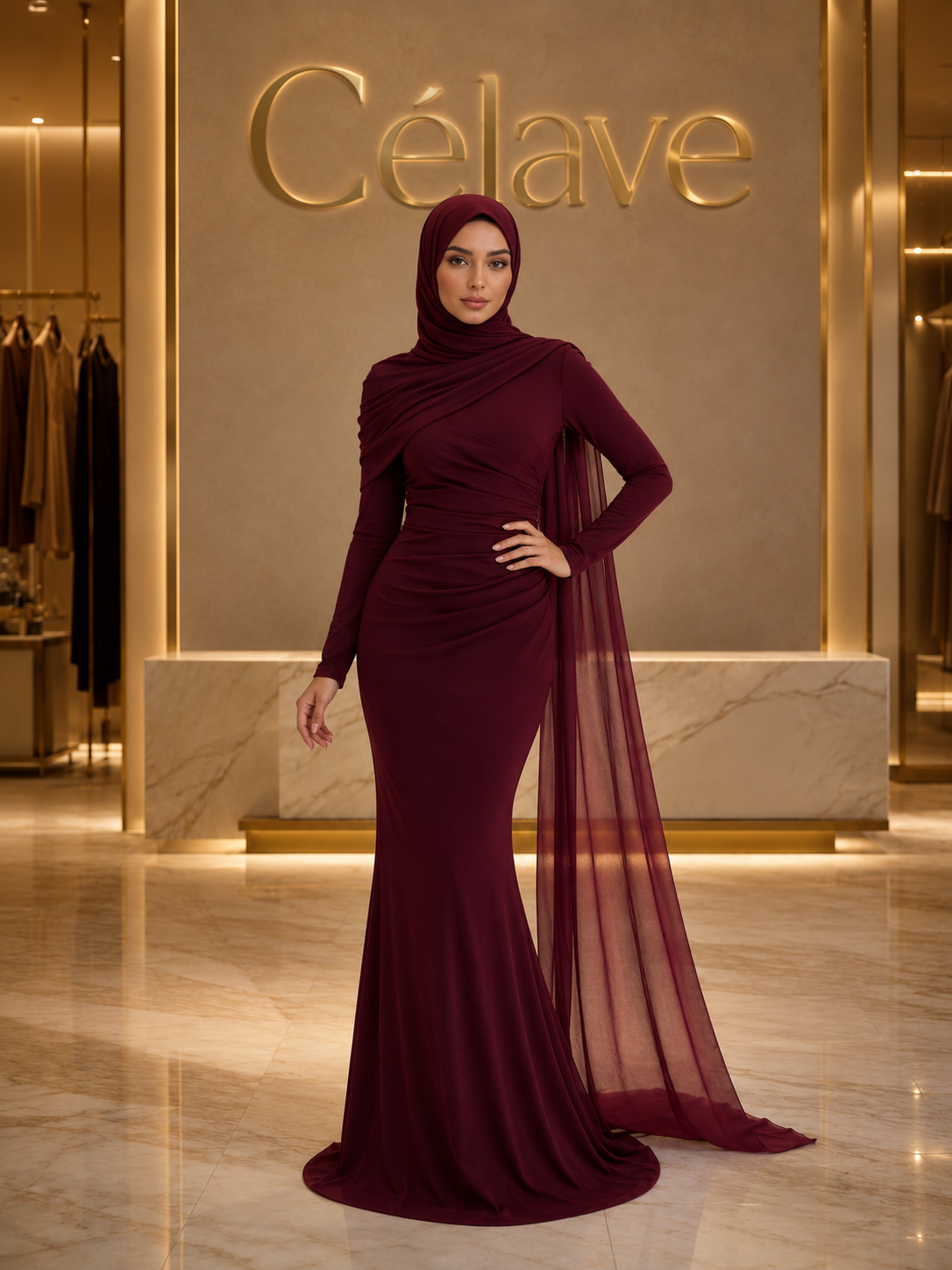 وشاح قماشي مرن أنيق وعصري وعاطفي مع حافة مكرمشة، ذيل سمكة، وذيل صغير، مناسب لضيوف الزفاف والمناسبات والأعياد والعطلات وحفلات الزفاف وفساتين الإكرام