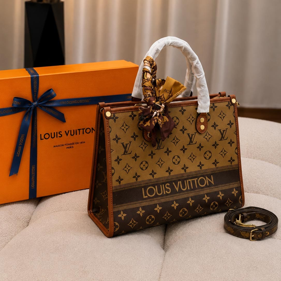 LV حقيبة ماستر كوبي مع بوكس وأوراق كفالة