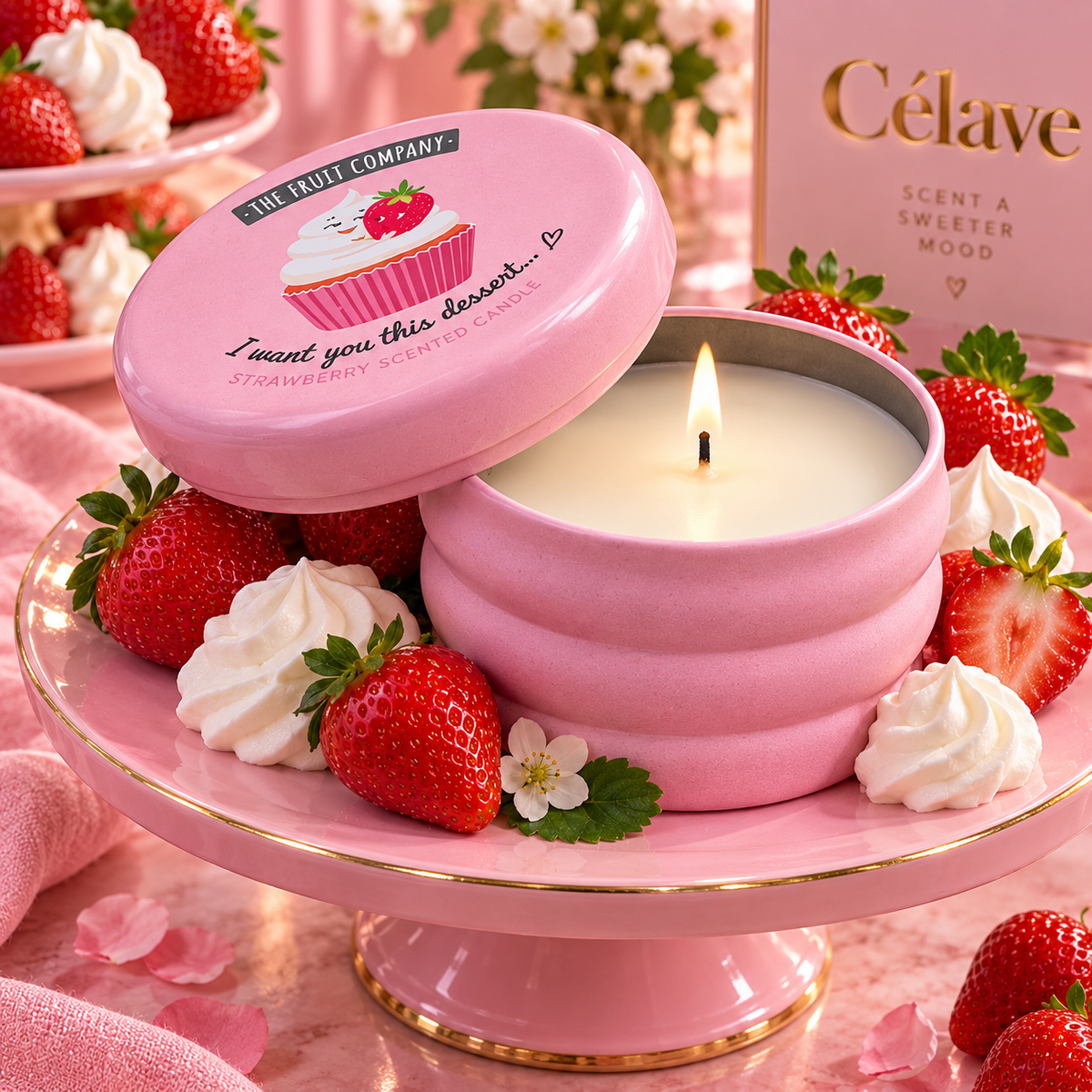 The fruit companyشمع معطر من